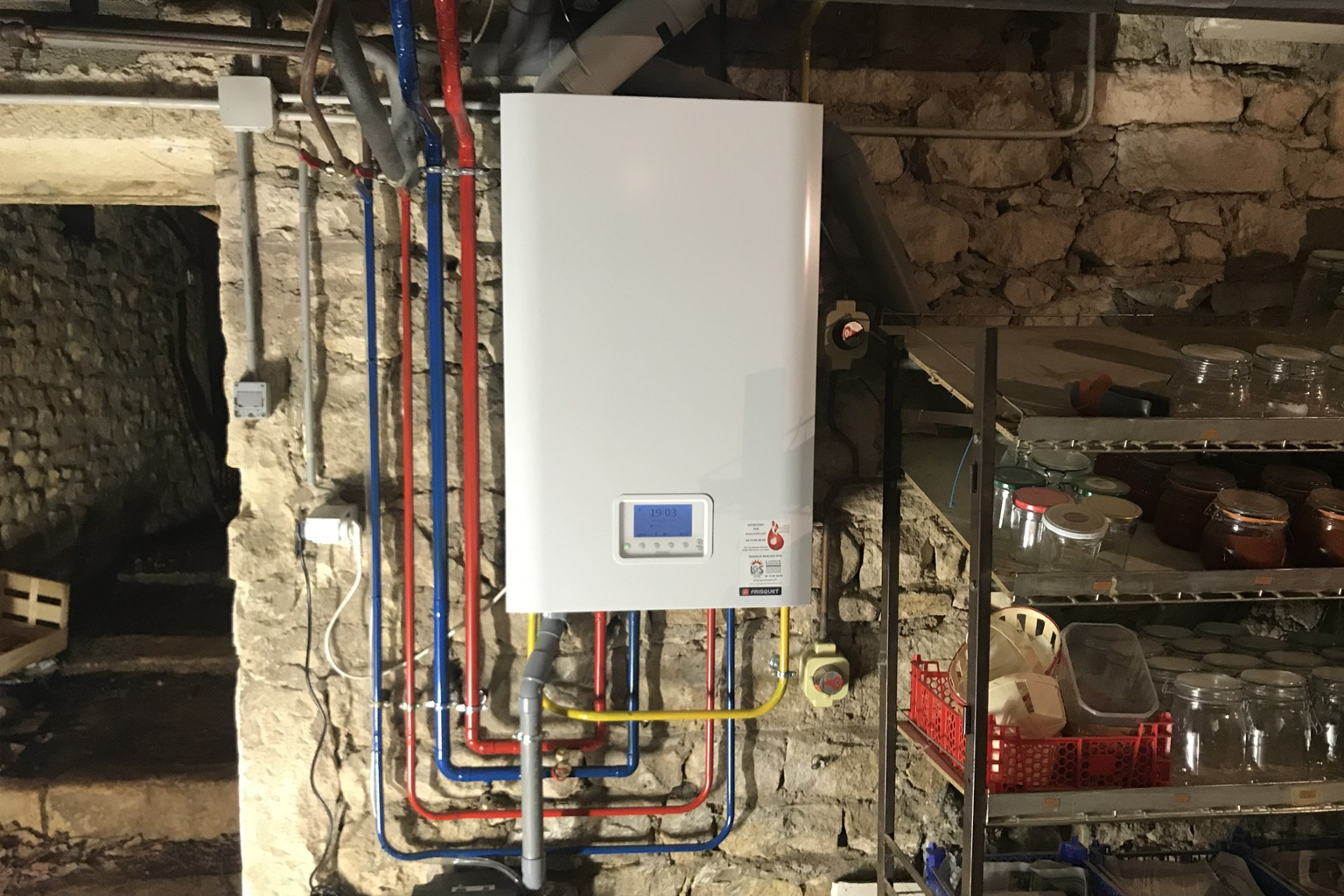 Remplacement en maison ancienne — chauffagiste au Vésinet
